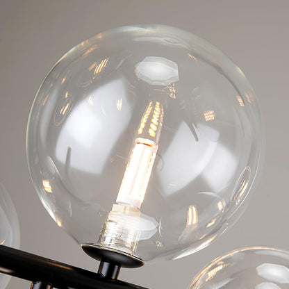 Elegant Mita Chandelier - Crystal Accents & Adjustable Height