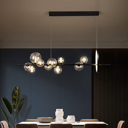 Elegant Mita Chandelier - Crystal Accents & Adjustable Height