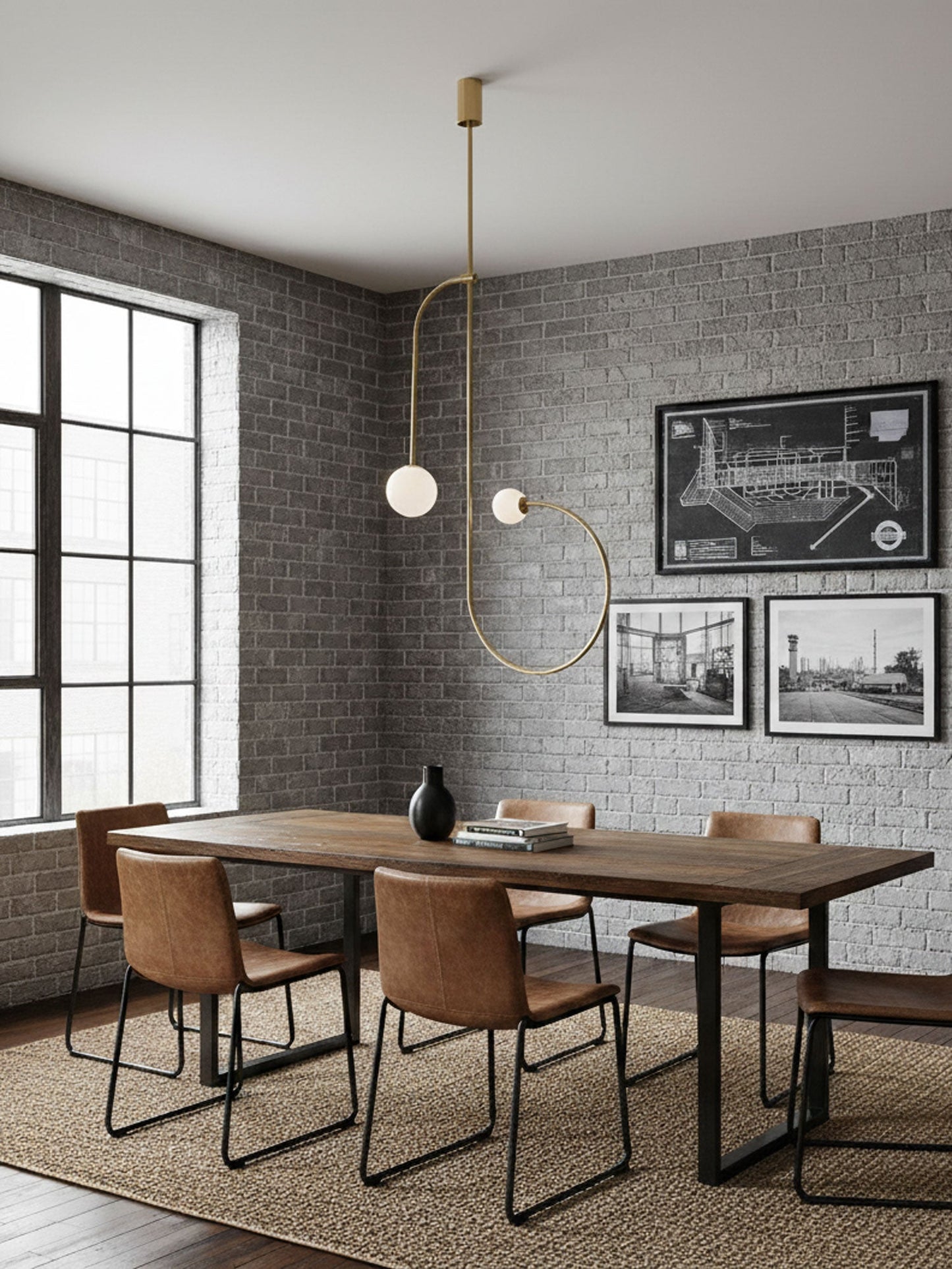 Mobile Chandelier with Adjustable Height and LED Lighting Features