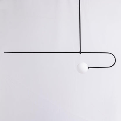Mobile Chandelier with Adjustable Height and LED Lighting Features