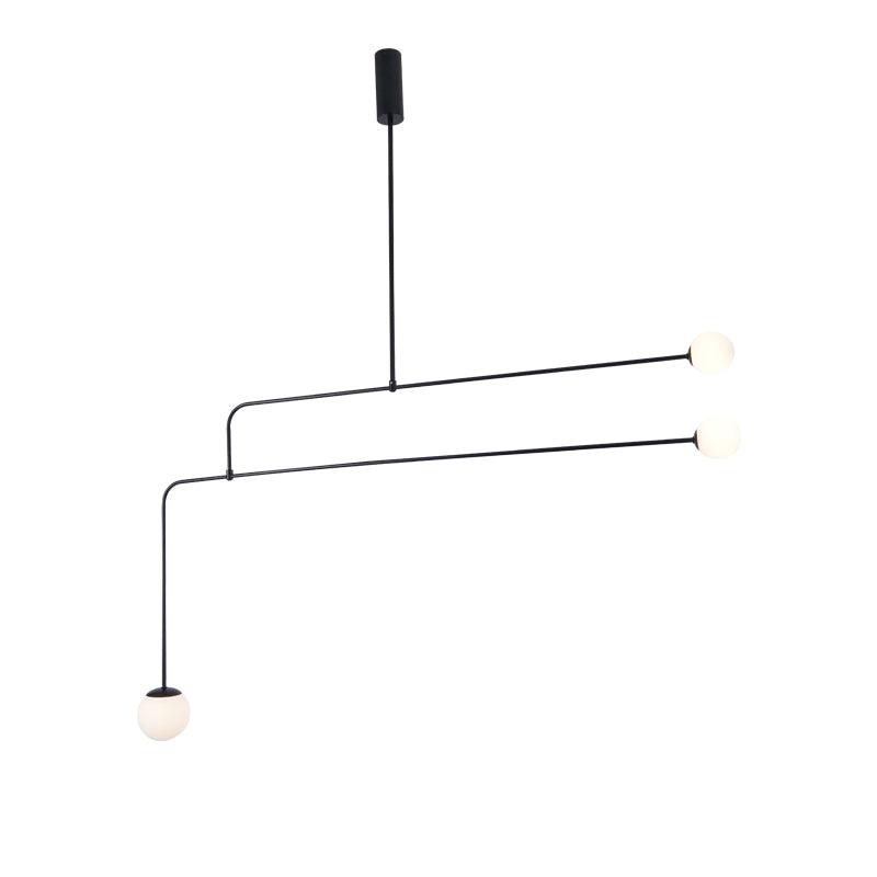 Mobile Chandelier with Adjustable Height and LED Lighting Features