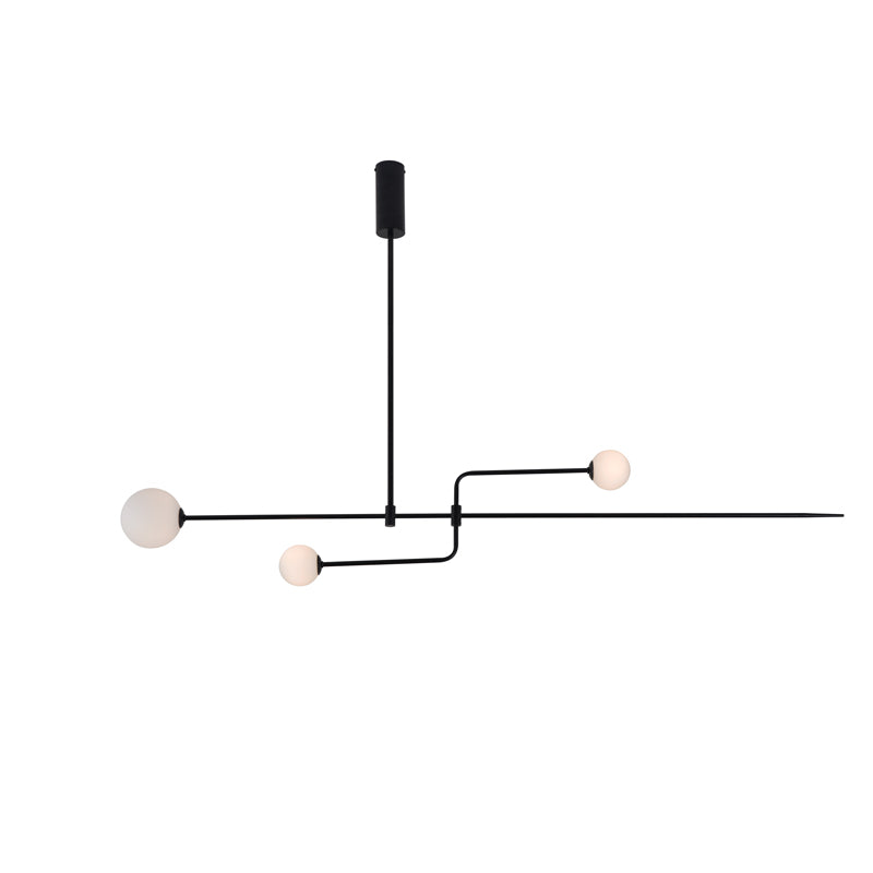 Mobile Chandelier with Adjustable Height and LED Lighting Features