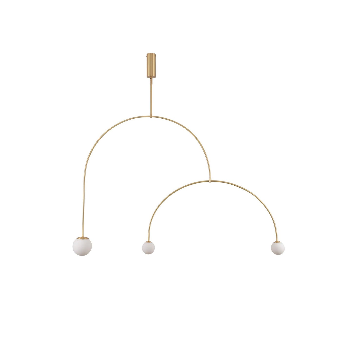 Mobile Chandelier with Adjustable Height and LED Lighting Features