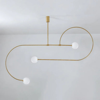 Mobile Chandelier with Adjustable Height and LED Lighting Features
