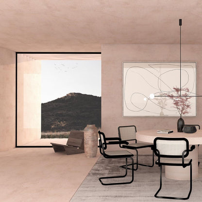Mobile Chandelier with Adjustable Height and LED Lighting Features