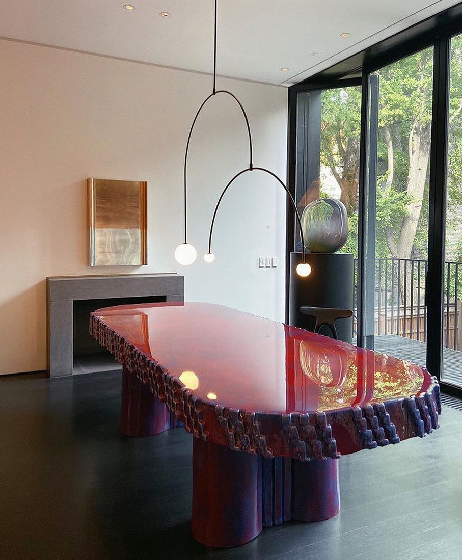 Mobile Chandelier with Adjustable Height and LED Lighting Features