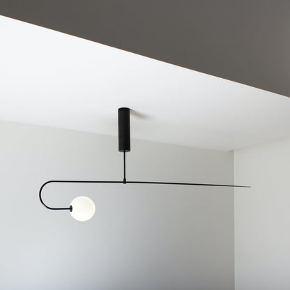 Mobile Chandelier with Adjustable Height and LED Lighting Features