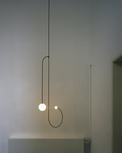 Mobile Chandelier with Adjustable Height and LED Lighting Features
