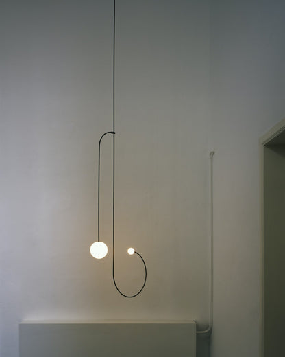 Mobile Chandelier with Adjustable Height and LED Lighting Features