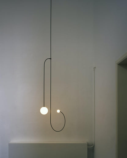 Mobile Chandelier with Adjustable Height and LED Lighting Features