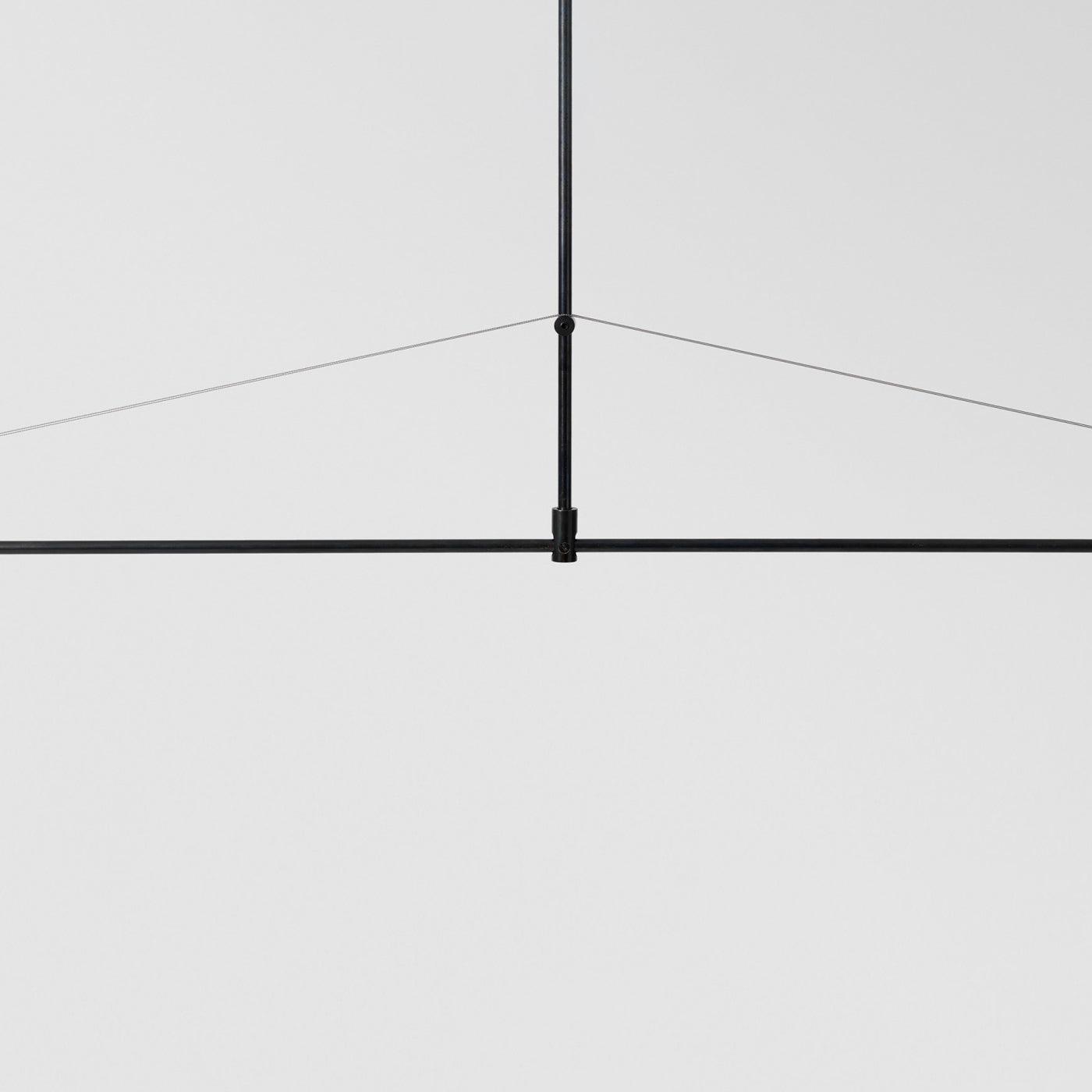 Mobile Chandelier with Adjustable Height and LED Lighting Features
