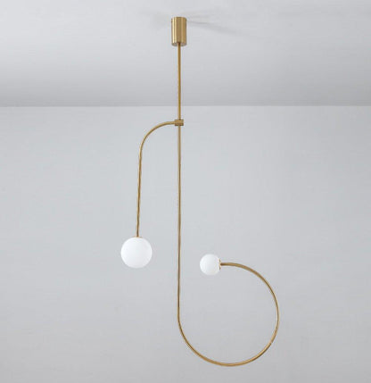 Mobile Chandelier with Adjustable Height and LED Lighting Features