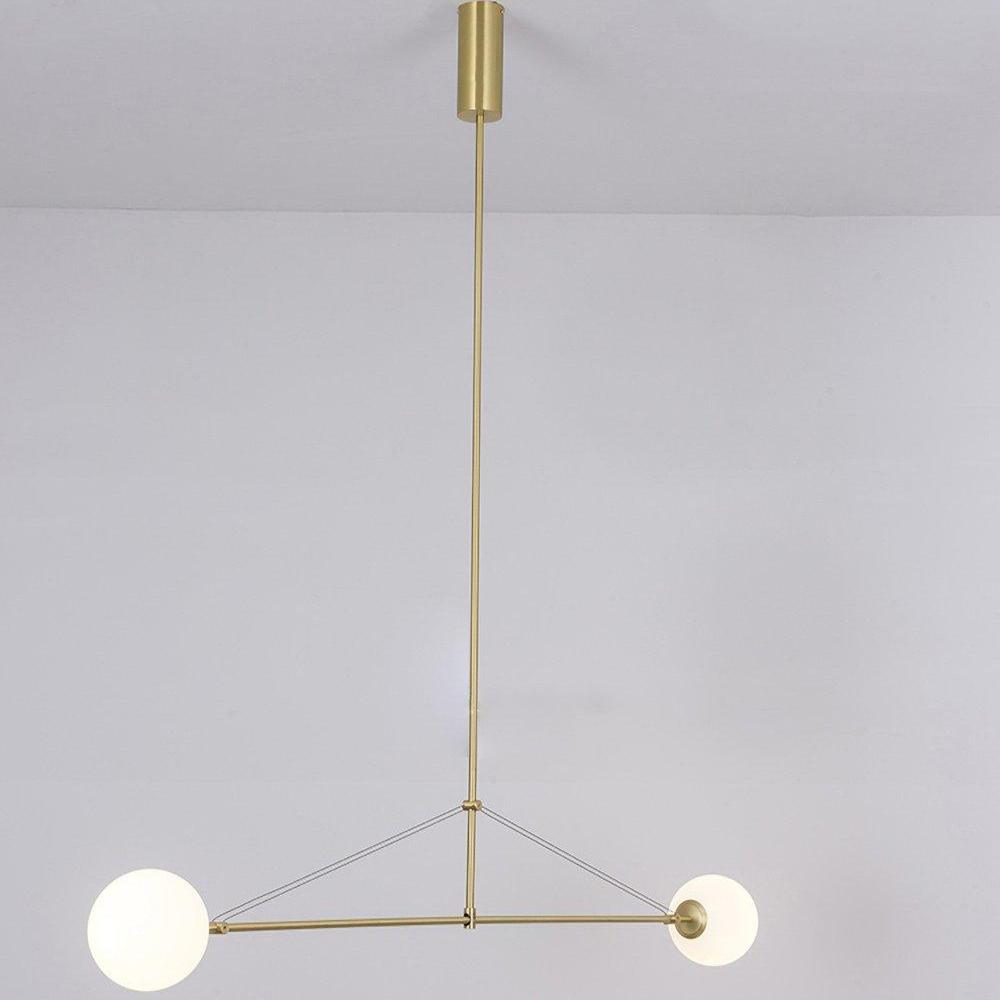 Mobile Chandelier with Adjustable Height and LED Lighting Features