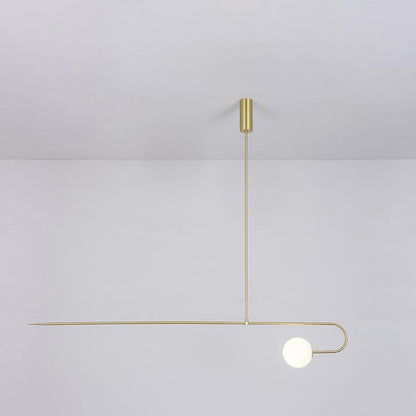 Mobile Chandelier with Adjustable Height and LED Lighting Features