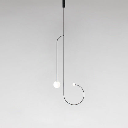 Mobile Chandelier with Adjustable Height and LED Lighting Features