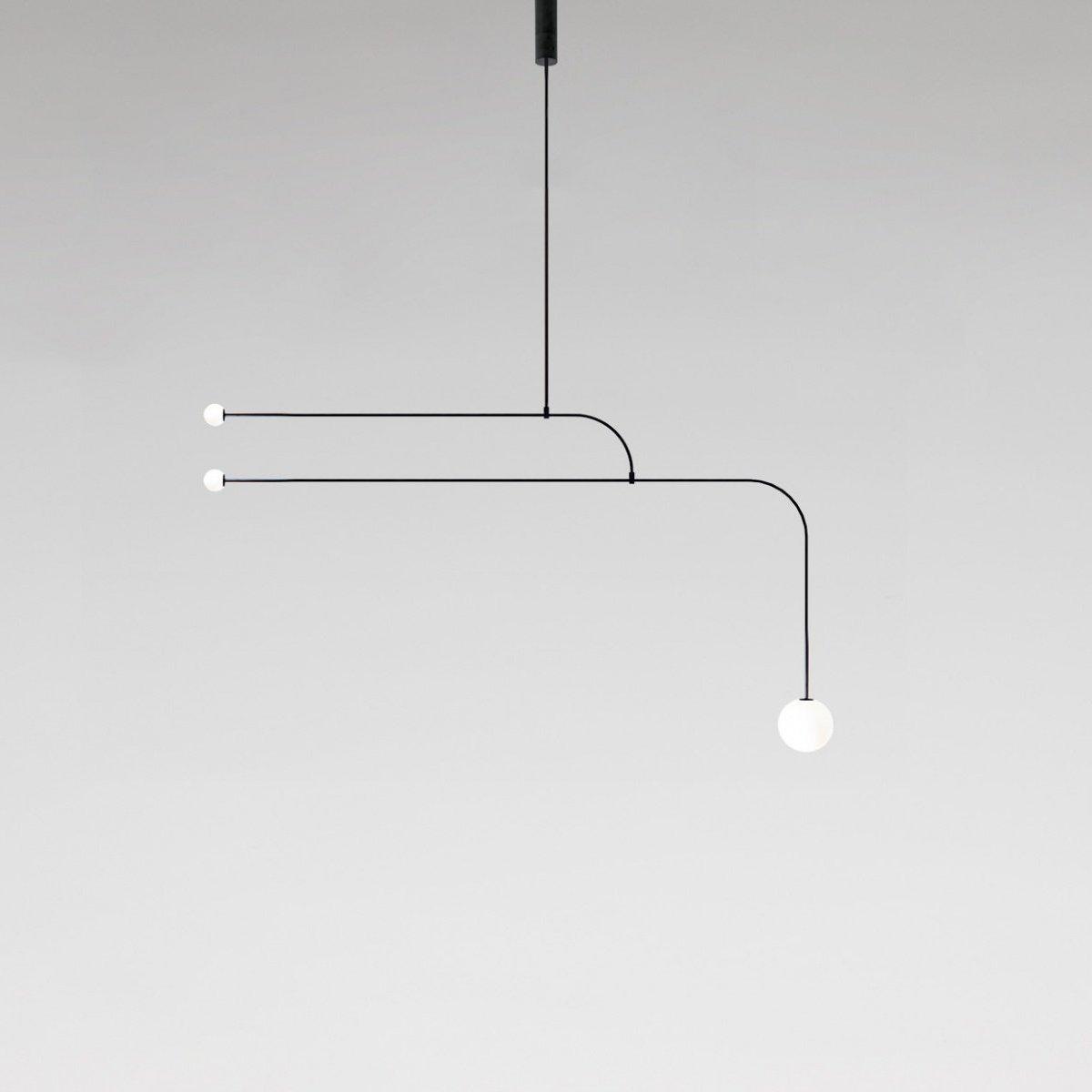 Mobile Chandelier with Adjustable Height and LED Lighting Features