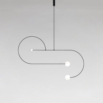 Mobile Chandelier with Adjustable Height and LED Lighting Features