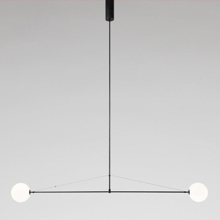 Mobile Chandelier with Adjustable Height and LED Lighting Features