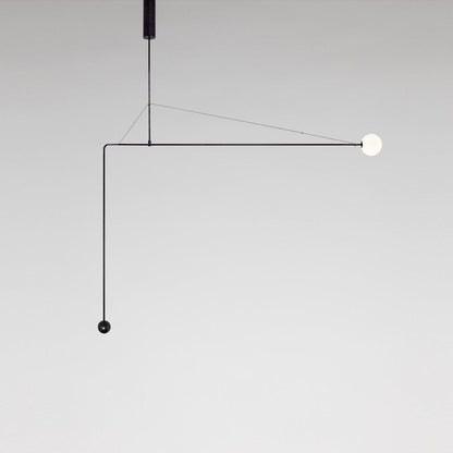 Mobile Chandelier with Adjustable Height and LED Lighting Features