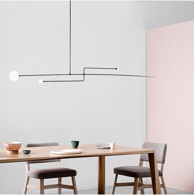 Mobile Chandelier with Adjustable Height and LED Lighting Features