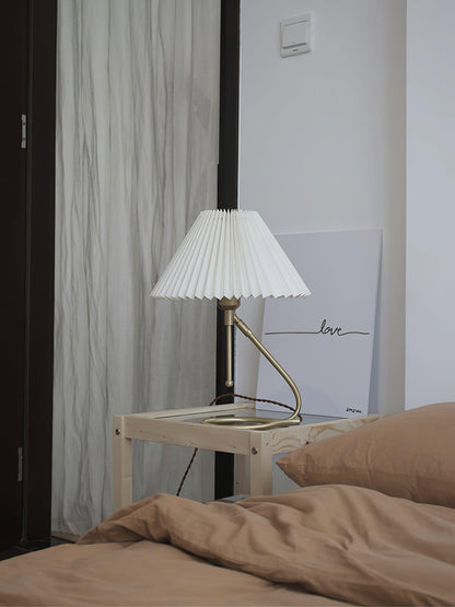 Levitate Pleated Table Lamp - Adjustable Brightness & Modern Design