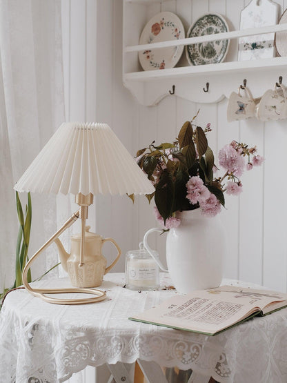 Levitate Pleated Table Lamp - Adjustable Brightness & Modern Design