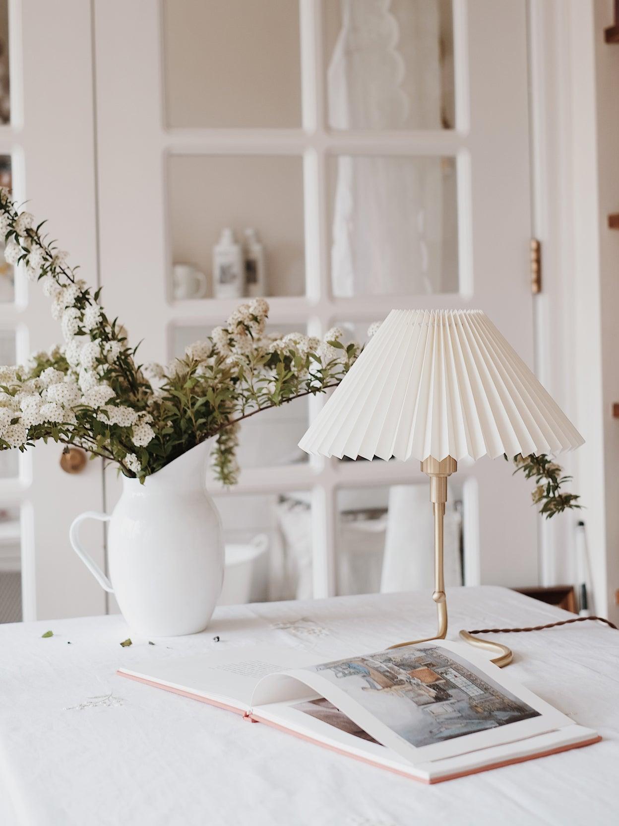 Levitate Pleated Table Lamp - Adjustable Brightness & Modern Design