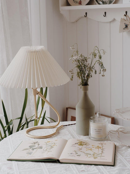 Levitate Pleated Table Lamp - Adjustable Brightness & Modern Design
