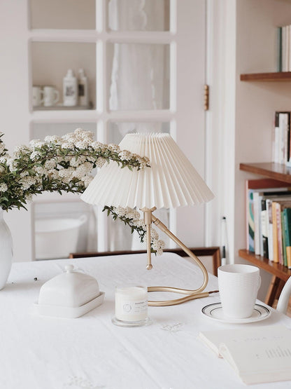 Levitate Pleated Table Lamp - Adjustable Brightness & Modern Design