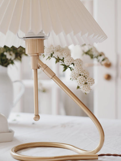 Levitate Pleated Table Lamp - Adjustable Brightness & Modern Design