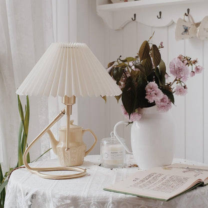 Levitate Pleated Table Lamp - Adjustable Brightness & Modern Design