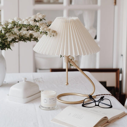 Levitate Pleated Table Lamp - Adjustable Brightness & Modern Design