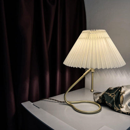 Levitate Pleated Table Lamp - Adjustable Brightness & Modern Design