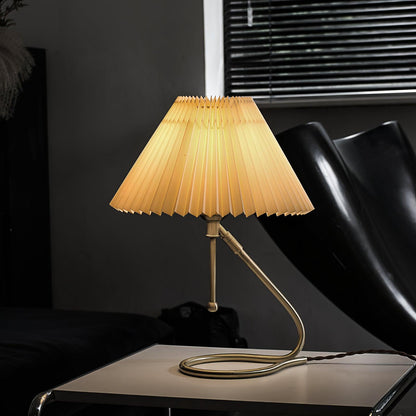 Levitate Pleated Table Lamp - Adjustable Brightness & Modern Design