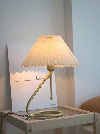 Levitate Pleated Table Lamp - Adjustable Brightness & Modern Design