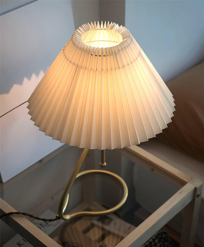 Levitate Pleated Table Lamp - Adjustable Brightness & Modern Design