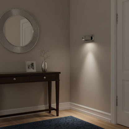 Sleek LED Bedside Reading Light with Adjustable Brightness and Touch C