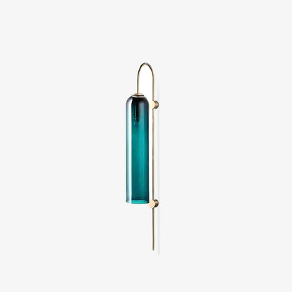 Sleek Modern Glass Wall Lamp with Adjustable Brightness & Energy Effic