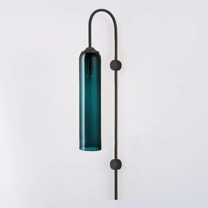 Sleek Modern Glass Wall Lamp with Adjustable Brightness & Energy Effic