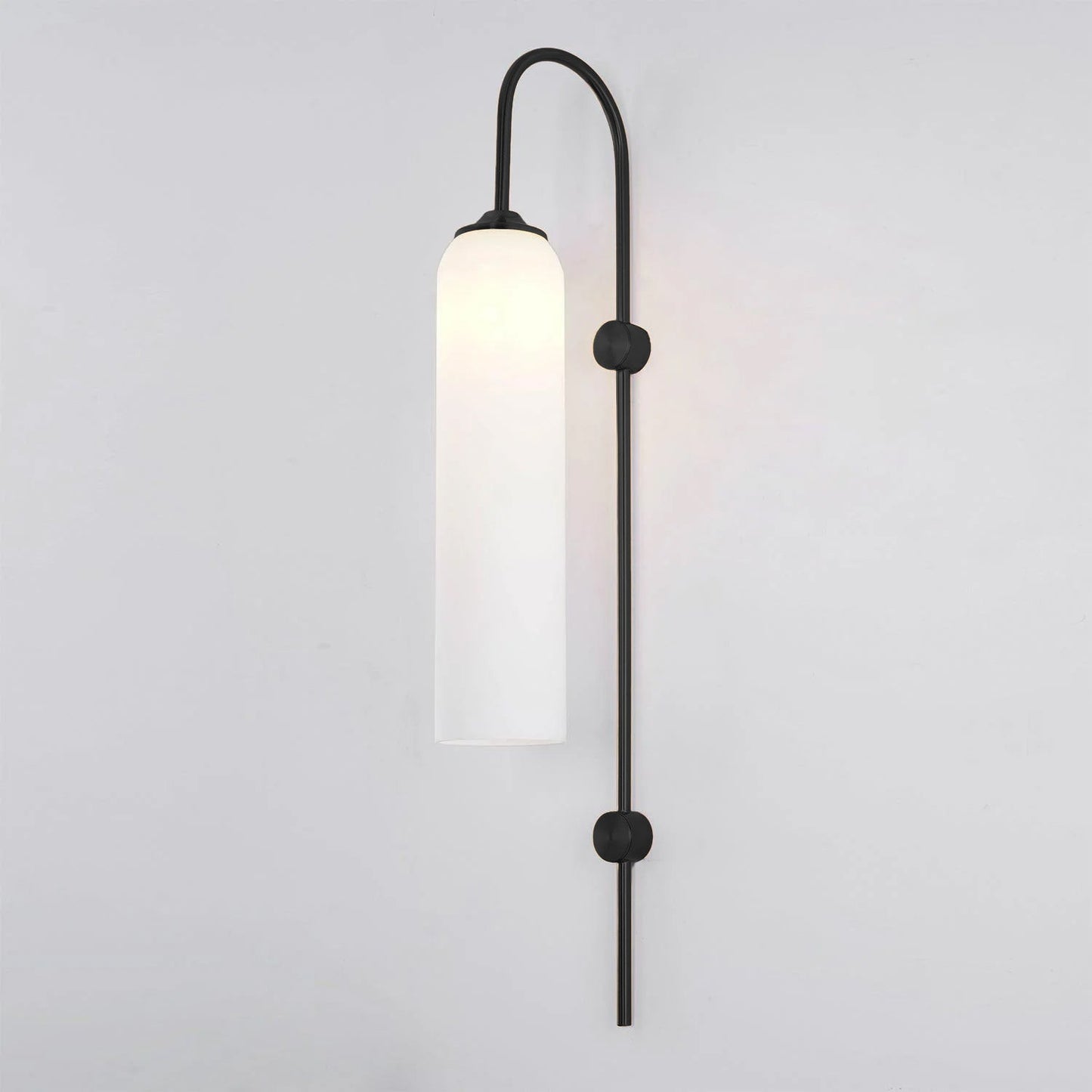 Sleek Modern Glass Wall Lamp with Adjustable Brightness & Energy Effic