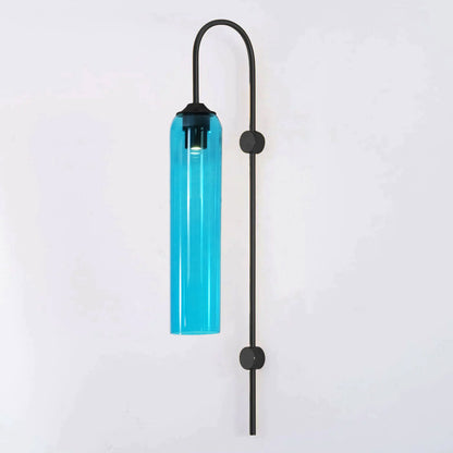 Sleek Modern Glass Wall Lamp with Adjustable Brightness & Energy Effic