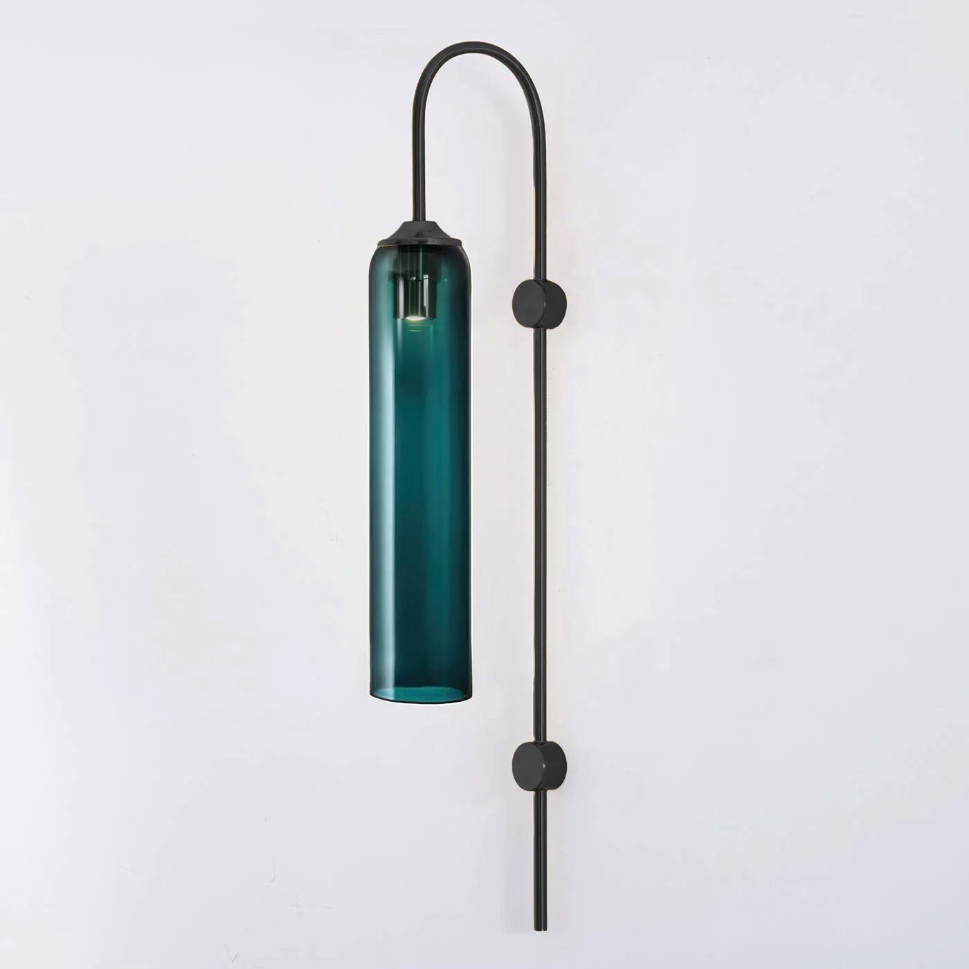 Sleek Modern Glass Wall Lamp with Adjustable Brightness & Energy Effic