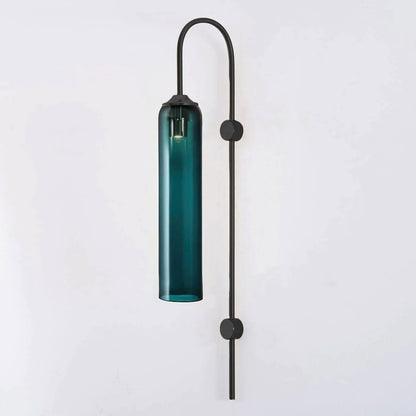 Sleek Modern Glass Wall Lamp with Adjustable Brightness & Energy Effic