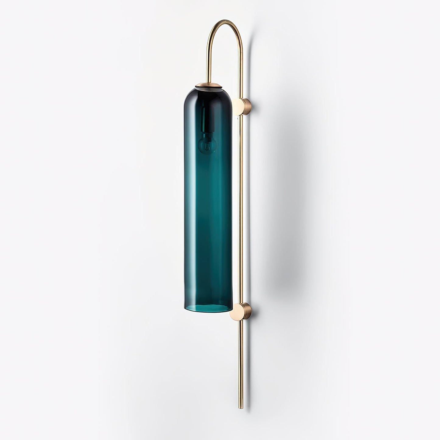 Sleek Modern Glass Wall Lamp with Adjustable Brightness & Energy Effic