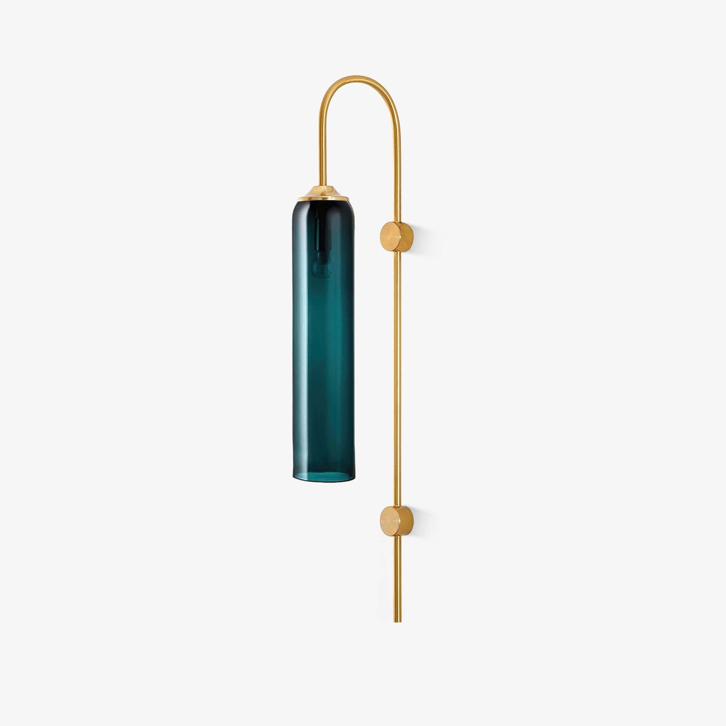 Sleek Modern Glass Wall Lamp with Adjustable Brightness & Energy Effic