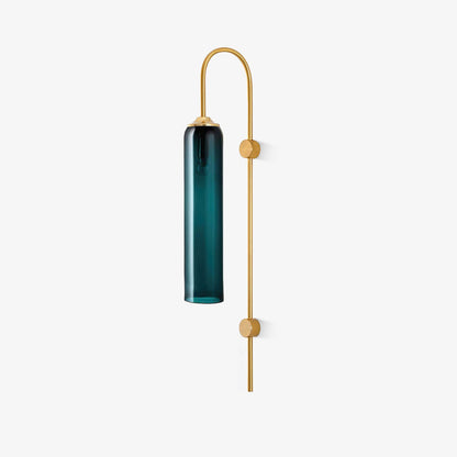 Sleek Modern Glass Wall Lamp with Adjustable Brightness & Energy Effic