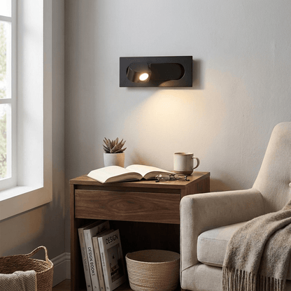 Sleek LED Bedside Reading Light with Adjustable Brightness and Touch C