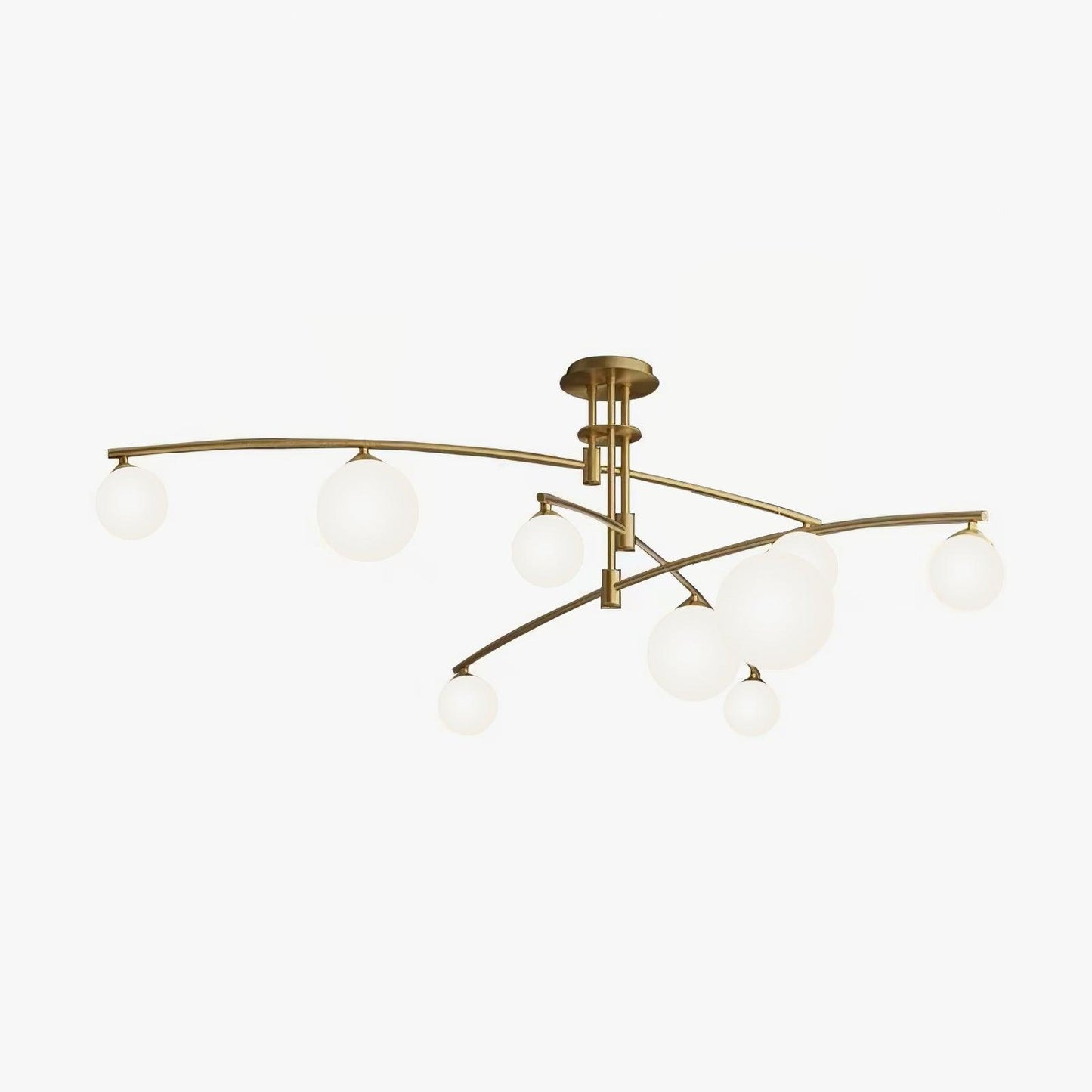 Elegant Long Arm Chandelier with Adjustable Arms and Dimmable Lighting