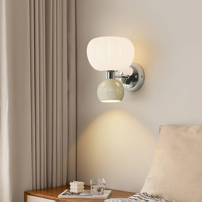 Moderno Cream Wall Sconce - Adjustable Light Direction, Energy Efficie