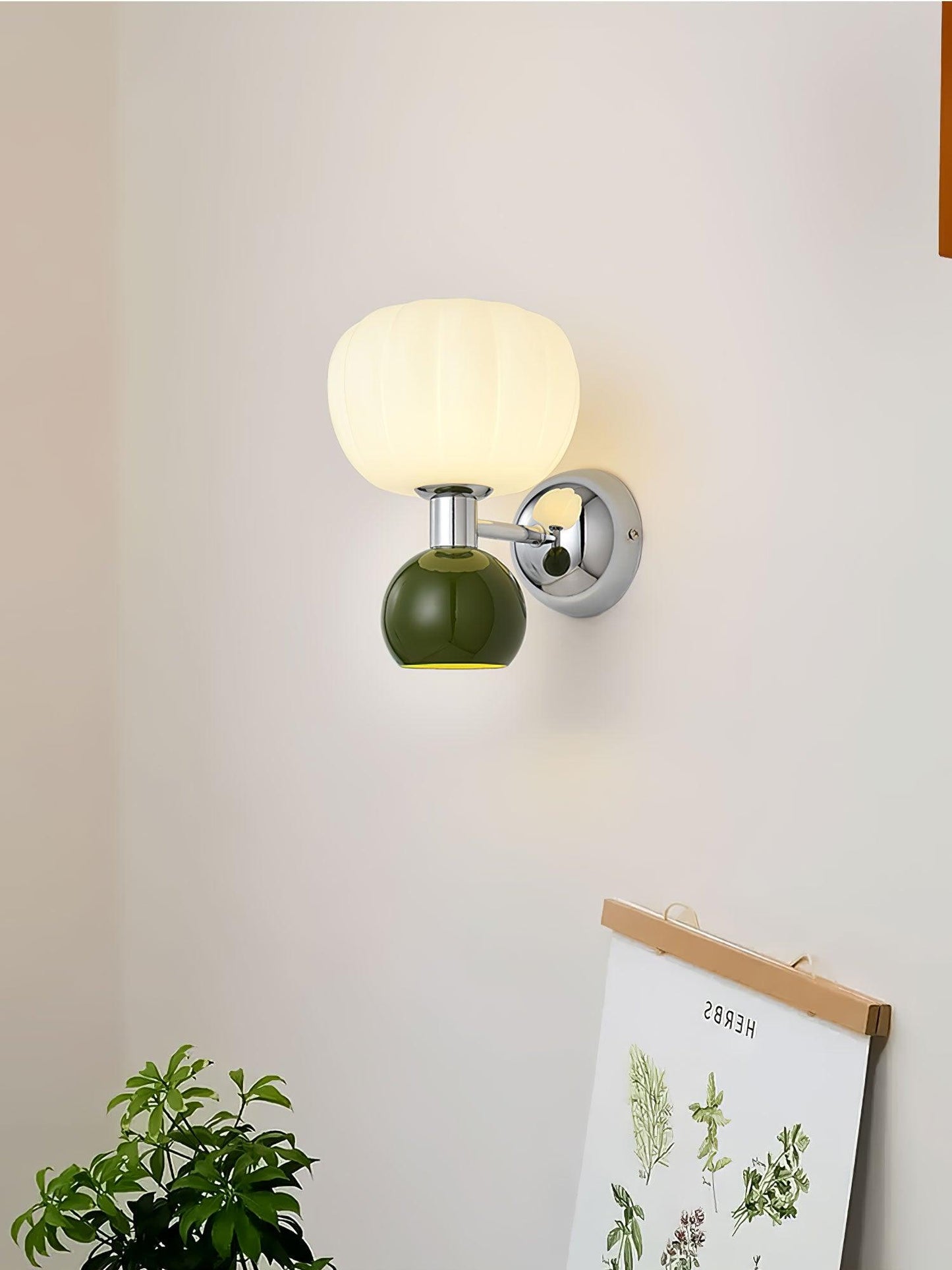Moderno Cream Wall Sconce - Adjustable Light Direction, Energy Efficie